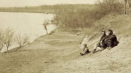 Пуковник Николај Николајевич Рајевски на обали Јужне Мораве у лето 1876. године